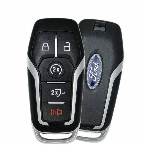 Oem REF: 2015-2017 Ford F-Series / 5-Button Smart Key / PN: 164-R8117 / M3N-A2C31243300 / w/ Tailga RSK-FRD071
